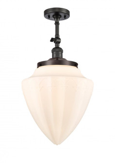 Beacon - 1 Light - 12 inch - Oil Rubbed Bronze - Adjustable Semi-Flush Mount (3442|201F-OB-G661-12)