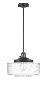 Bridgeton - 1 Light - 16 inch - Black Antique Brass - Cord hung - Mini Pendant (3442|201CSW-BAB-G694-12)