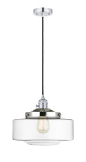 Bridgeton - 1 Light - 16 inch - Polished Chrome - Cord hung - Mini Pendant (3442|201CSW-PC-G692-12)