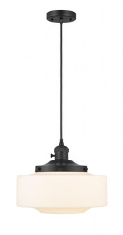 Bridgeton - 1 Light - 16 inch - Matte Black - Cord hung - Mini Pendant (3442|201CSW-BK-G691-12)