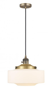 Bridgeton - 1 Light - 16 inch - Brushed Brass - Cord hung - Mini Pendant (3442|201CSW-BB-G691-12)