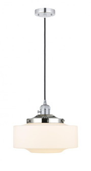 Bridgeton - 1 Light - 16 inch - Polished Chrome - Cord hung - Mini Pendant (3442|201CSW-PC-G691-12)