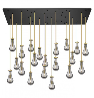 Owego - 21 Light - 71 inch - Brushed Brass - Multi Pendant (3442|172BK-451-1P-BB-G451-5SM-20)