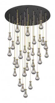 Owego - 31 Light - 60 inch - Brushed Brass - Multi Pendant (3442|160BK-451-1P-BB-G451-5SM-20)