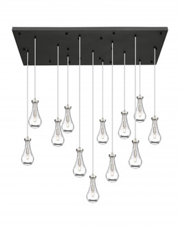 Owego - 13 Light - 54 inch - Brushed Satin Nickel - Multi Pendant (3442|154BK-451-1P-SN-G451-5CL-20)