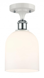 Bella - 1 Light - 6 inch - White Polished Chrome - Semi-Flush Mount (3442|516-1C-WPC-G558-6GWH)