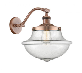 Oxford - 1 Light - 8 inch - Antique Copper - Adjustable Sconce (3442|515-1W-AC-G544)