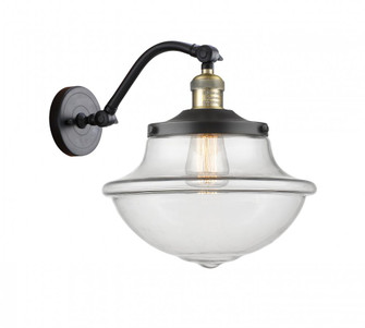 Oxford - 1 Light - 8 inch - Black Antique Brass - Adjustable Sconce (3442|515-1W-BAB-G542)