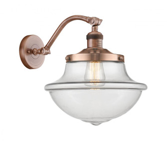 Oxford - 1 Light - 8 inch - Antique Copper - Adjustable Sconce (3442|515-1W-AC-G542)