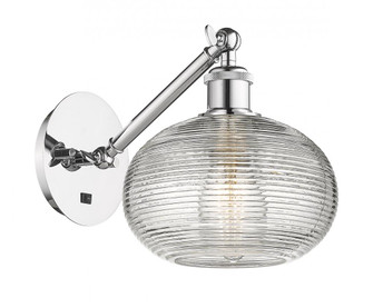 Ithaca - 1 Light - 8 inch - Polished Chrome - Sconce (3442|317-1W-PC-G555-8CL)