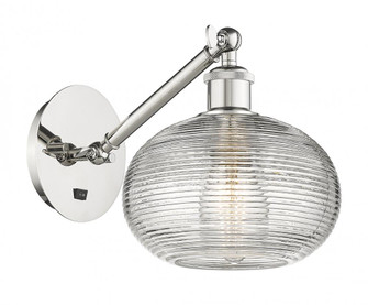 Ithaca - 1 Light - 8 inch - Polished Nickel - Sconce (3442|317-1W-PN-G555-8CL)