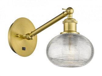 Ithaca - 1 Light - 6 inch - Satin Gold - Sconce (3442|317-1W-SG-G555-6CL)