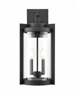 Ellway 2-Light Outdoor Wall Sconce Textured Black (670|91522-TBK)