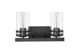 Lunden 2-Light Vanity Matte Black (670|91022-MB)