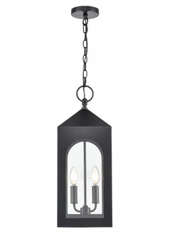 Bratton 2-Light Outdoor Hanging Lantern Powder Coated Black (670|7832-PBK)