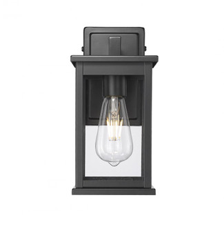 Bowton II 1-Light Outdoor Wall Sconce Powder Coated Black (670|4112-PBK)