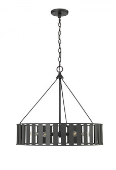 Stella 6-Light Chandelier Ceiling Light Matte Black (670|27006-MB)