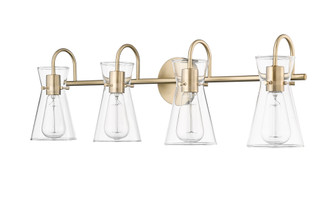 Camellia 4-Light Vanity Modern Gold (670|21004-MG)