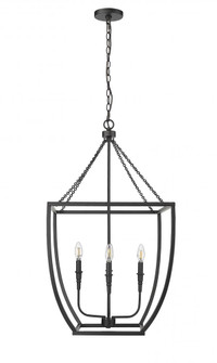 Kelsey 4-Light Pendant light Matte Black (670|13804-MB)