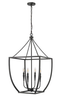 Kelsey 4-Light Pendant light Matte Black (670|13804-MB)