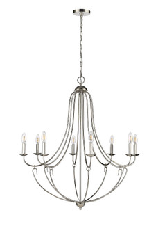 Eisley 8-Light Chandelier Ceiling Light Polished Nickel (670|12108-PN)
