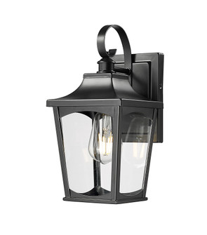 Curry 1-Light Outdoor Wall Sconce Powder Coated Black (670|10901-PBK)