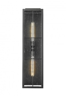 Jaxson 2-Light Outdoor Wall Sconce Powder Coated Black (670|10822-PBK)