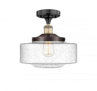 Bridgeton - 1 Light - 12 inch - Black Antique Brass - Semi-Flush Mount (3442|616-1F-BAB-G694-12)