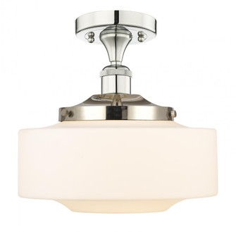 Bridgeton - 1 Light - 12 inch - Polished Nickel - Semi-Flush Mount (3442|616-1F-PN-G691-12)