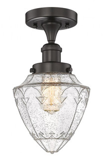 Bullet - 1 Light - 6 inch - Oil Rubbed Bronze - Semi-Flush Mount (3442|616-1F-OB-G664-7)