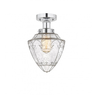 Bullet - 1 Light - 6 inch - Polished Chrome - Semi-Flush Mount (3442|616-1F-PC-G664-7)