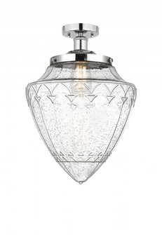 Bridgeton - 1 Light - 12 inch - Polished Chrome - Semi-Flush Mount (3442|616-1F-PC-G664-12)