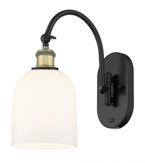 Bella - 1 Light - 6 inch - Black Antique Brass - Adjustable Swing Arm (3442|518-1W-BAB-G558-6GWH)