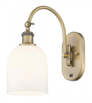 Bella - 1 Light - 6 inch - Brushed Brass - Sconce (3442|518-1W-BB-G558-6GWH)