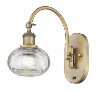 Ithaca - 1 Light - 6 inch - Brushed Brass - Sconce (3442|518-1W-BB-G555-6CL)