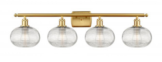 Ithaca - 4 Light - 38 inch - Satin Gold - Bath Vanity Light (3442|516-4W-SG-G555-8CL)