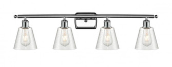 Caton - 4 Light - 35 inch - Polished Chrome - Bath Vanity Light (3442|516-4W-PC-G454)