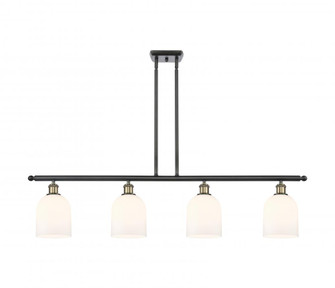 Bella - 4 Light - 48 inch - Black Antique Brass - Stem hung - Island Light (3442|516-4I-BAB-G558-6GWH)