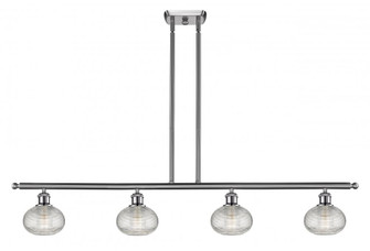 Ithaca - 4 Light - 48 inch - Brushed Satin Nickel - Cord hung - Island Light (3442|516-4I-SN-G555-6CL)