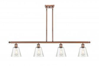 Caton - 4 Light - 48 inch - Antique Copper - Stem hung - Island Light (3442|516-4I-AC-G454)