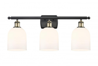 Bella - 3 Light - 26 inch - Black Antique Brass - Bath Vanity Light (3442|516-3W-BAB-G558-6GWH)