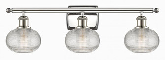 Ithaca - 3 Light - 26 inch - Polished Nickel - Bath Vanity Light (3442|516-3W-PN-G555-6CL)