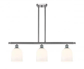 Bella - 3 Light - 36 inch - Brushed Satin Nickel - Cord hung - Island Light (3442|516-3I-SN-G558-6GWH)