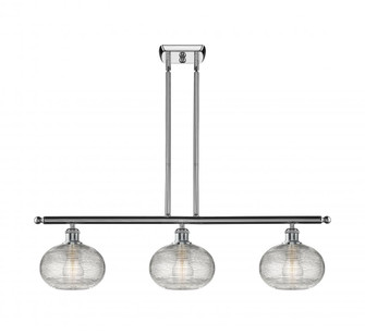 Ithaca - 3 Light - 36 inch - Polished Chrome - Cord hung - Island Light (3442|516-3I-PC-G555-8CL)