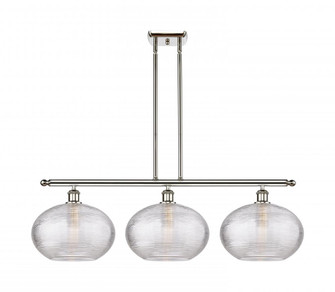 Ithaca - 3 Light - 39 inch - Polished Nickel - Cord hung - Island Light (3442|516-3I-PN-G555-12CL)