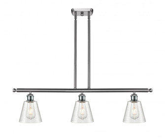 Caton - 3 Light - 36 inch - Brushed Satin Nickel - Stem hung - Island Light (3442|516-3I-SN-G454)