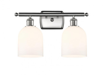 Bella - 2 Light - 16 inch - Brushed Satin Nickel - Bath Vanity Light (3442|516-2W-SN-G558-6GWH)