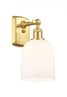 Bella - 1 Light - 6 inch - Satin Gold - Sconce (3442|516-1W-SG-G558-6GWH)