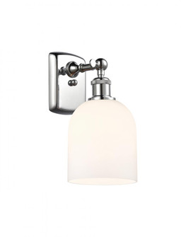 Bella - 1 Light - 6 inch - Polished Chrome - Sconce (3442|516-1W-PC-G558-6GWH)