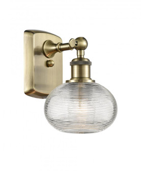 Ithaca - 1 Light - 6 inch - Antique Brass - Sconce (3442|516-1W-AB-G555-6CL)